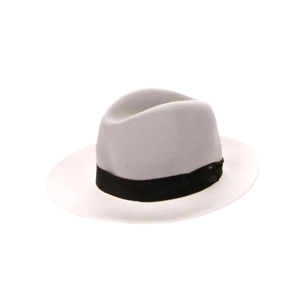Rag and Bone Ivory and Grey Wool Hat